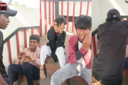 Viral video : 3 बच्चों को पीटने और धार्मिक नारे लगवाने का वीडियो वायरल, मुस्लिम समाज ने की कार्रवाई की मांग 