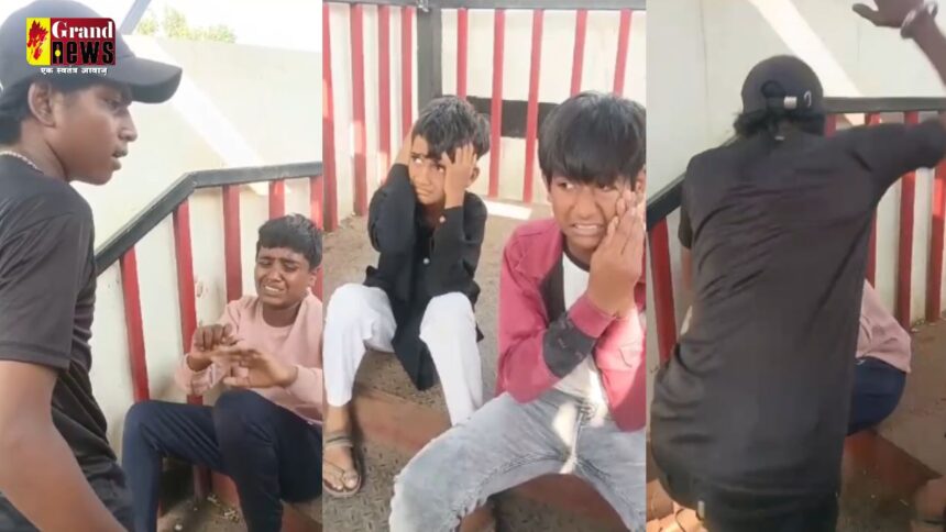 Viral video : 3 बच्चों को पीटने और धार्मिक नारे लगवाने का वीडियो वायरल, मुस्लिम समाज ने की कार्रवाई की मांग 