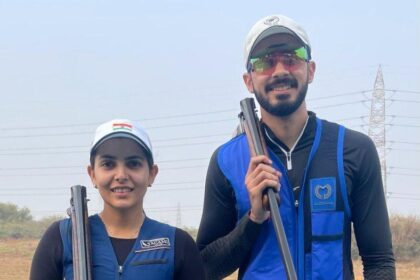  Shooting Championship : पेरिस ओलंपिक में माहेश्वरी और अनंतजीत की जोड़ी ने स्कीट मिश्रित टीम खिताब जीता 