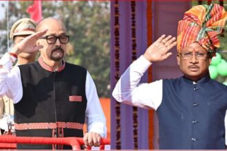 Republic Day 2025 : 76वें गणतंत्र दिवस पर राज्यपाल, मुख्यमंत्री और मंत्रियों ने अलग-अलग जिलों में फहराया तिरंगा