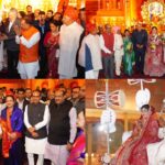 Aditya Agarwal's wedding : सांसद बृजमोहन के बेटे आदित्य के शादी समारोह में देशभर से शामिल हुई प्रमुख हस्तियां, नवविवाहित जोड़े को दिया आशीर्वाद