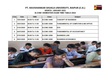 CG: बीकॉम और CA की परीक्षा का शेड्यूल जारी, देखें तिथियां