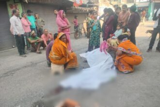 CG ACCIDENT : सड़क निर्माण में पानी आपूर्ति कर रहे टैंकर ने युवक को रौंदा