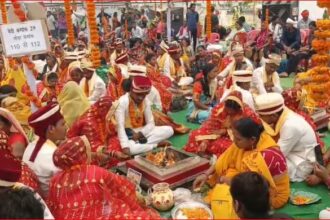 CG NEWS : मुख्यमंत्री कन्या विवाह योजना के तहत 160 जोड़ों का सामूहिक विवाह हुआ संपन्न