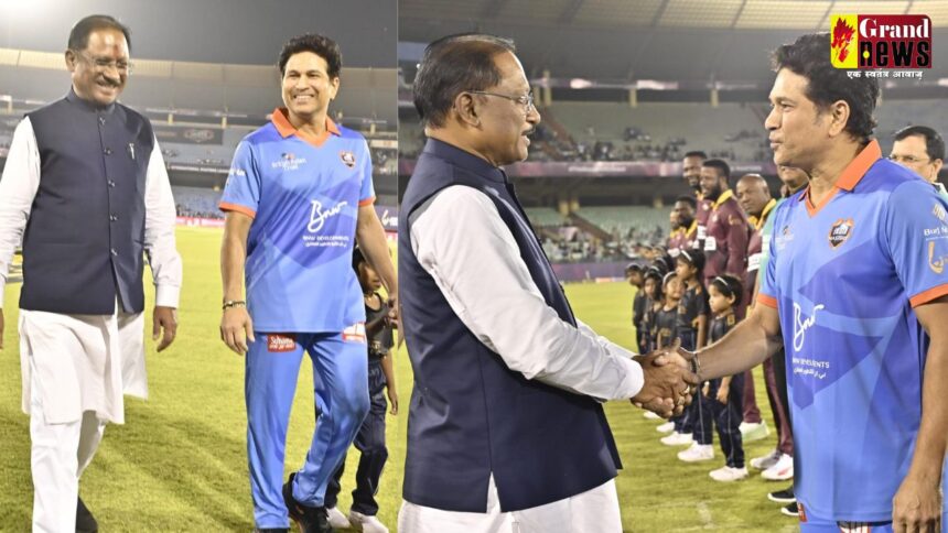 IMLeague T20 : नवा रायपुर में क्रिकेट का रोमांच चरम पर : CM विष्णु देव साय ने इंटरनेशनल मास्टर्स लीग टी-20 चैंपियनशिप के अंतिम चरण का किया शुभारंभ