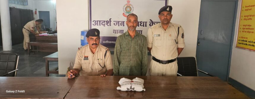 CG NEWS : पुलिस की त्वरित कार्रवाई, अवैध गांजा और शराब के साथ दो आरोपी गिरफ्तार