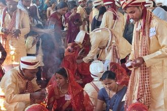 CG NEWS : मुख्यमंत्री सामूहिक कन्या विवाह: दहेज प्रथा को समाप्त करने की दिशा में प्रभावी कदम, 218 जोड़ें बंधे शादी के बंधन में 