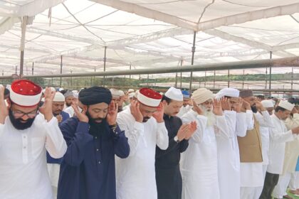 CG: बस्तर संभाग मुख्यालय जगदलपुर स्थित जमात खाना ईदगाह में बड़े ही धूमधाम मनाया गया जश्ने ईद