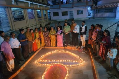 CG: भगवान परशुराम का षोड़षोपचार पूजन आरती सहित श्रद्धांजलि दीपक प्रज्वलित कर मनाया गया प्रागट्योत्सव