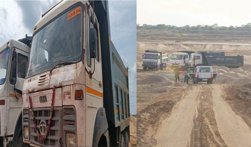 CG : अवैध रेट उत्खनन करते पकड़े गए 11 हाईवे एक चैन माउंटेन मशीन को एसडीएम ने किया जा