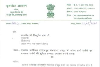 CG: मरीजों को मिल रही सिर्फ 'तारीख पर तारीख', सांसद ने उठाई सरकारी कार्डियक इंस्टिट्यूट की दुर्दशा की आवाज