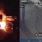 Video: भीषण हादसा ! तेज रफ्तार ट्रेलर की टक्कर से लगी भीषण आग, CCTV में कैद हुआ दिल दहला देने वाला हादसा