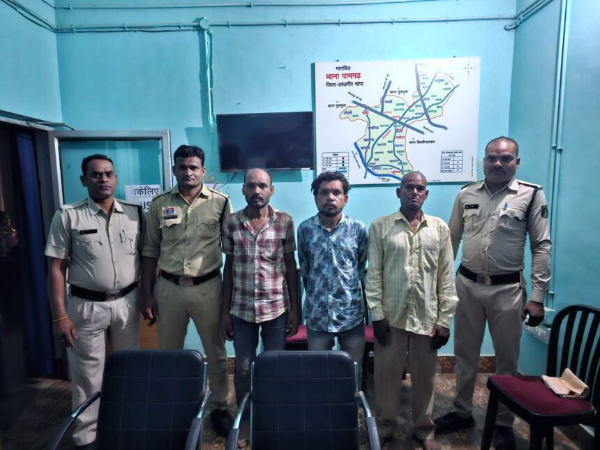 CG NEWS : घर में घुसकर मोबाइल चोरी करने वाले तीन आरोपी गिरफ्तार