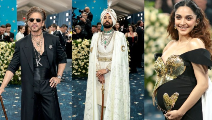 Met Gala 2025 में बॉलीवुड का जलवा, शाहरुख खान, दिलजीत दोसांझ और कियारा आडवाणी ने बिखेरा फैशन का जादू