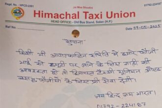 BIG NEWS: हिमाचल टैक्सी यूनियन ने दिल जीत लिया: सैनिकों के लिए मुफ्त सेवा की घोषणा