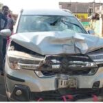 CG ACCIDENT : तेज रफ्तार कार और बाइक की जोरदार भिड़ंत, बाइक सवार युवक की मौत