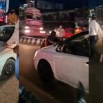 Video : कार में दूसरी महिला के साथ बैठा था पति, देख पत्नी का फूटा गुस्सा, बीच सड़क पर हुआ हाई-वोल्टेज ड्रामा, देखें वायरल वीडियो 