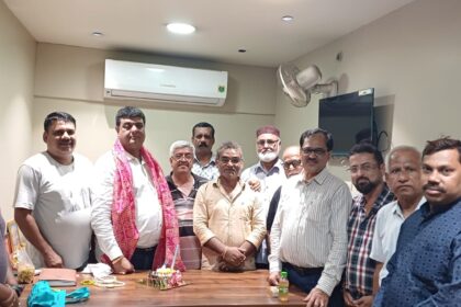 गोलाबार महा व्यापारी संघ ने चेंबर के नए कार्यकारी अध्यक्ष राजेश वासवानी का स्वागत किया
