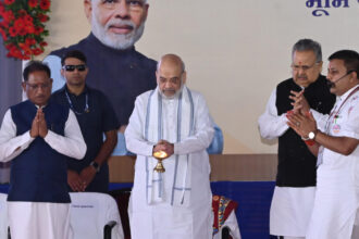 Amit Shah’s visit to CG : नवा रायपुर में बनेगा एनएफएसयू और एनएफएसएल भवन, अमित शाह ने किया भूमिपूजन 