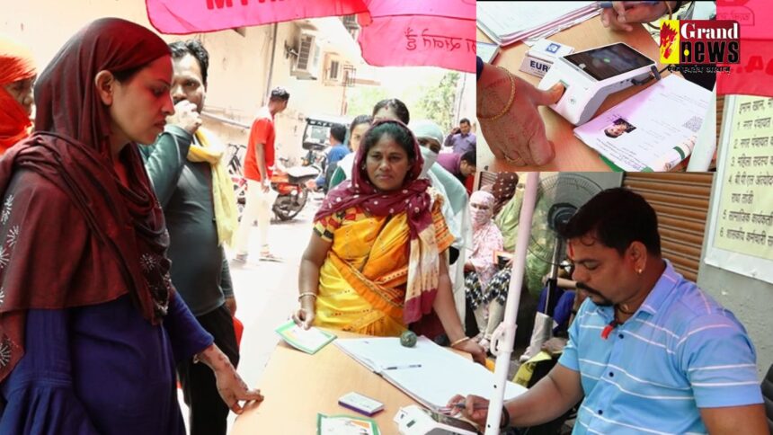 RAIPUR : राशन सामान लेने में सर्वर की समस्या; घंटों करना पड़ रहा इंतजार, हितग्राही व सेल्समेन परेशान