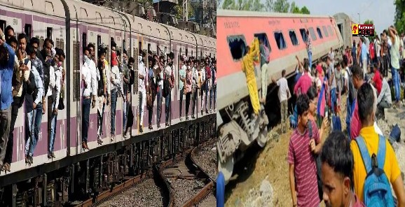 Local train accident : भीड़ में दरवाजे के पास खड़े यात्री, चलती ट्रेन से गिरे, 5 की मौत