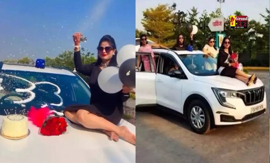 CG NEWS : नीली बत्ती वाली गाड़ी पर बर्थडे सेलिब्रेशन! DSP की पत्नी का वीडियो सोशल मीडिया पर हंगामे का कारण