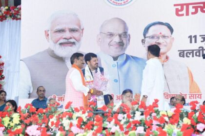RAIPUR : अपेक्स बैंक के नए अध्यक्ष केदार गुप्ता के पदभार ग्रहण समारोह में शामिल हुए MLA अनुज शर्मा 