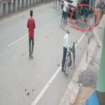 CG ACCIDENT : मॉर्निंग वॉक पर निकले शख्स को हाइवा ने कुचला, देखें खौफनाक वीडियो 
