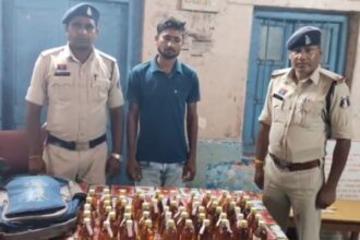 Arang Crime News : आरंग पुलिस ने 60 पाव देसी शराब के साथ युवक को धरदबोचा