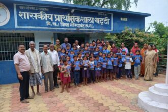 CG : पढ़बो सब झन, गढ़बो जन जन’:खट्टी गांव में शाला प्रवेशोत्सव में नवप्रवेशी बच्चों का आत्मीय स्वागत, शिक्षा की अलख जगाने का संकल्प