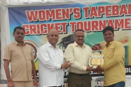 CG : एस आर हाँस्पिटल एण्ड कॉलेज के खेल मैदान में टेपबॉल महिला क्रिकेट टूर्नामेंट का भव्य आयोजन संपन्न हुआ