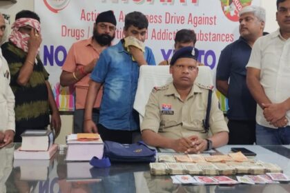 CG CRIME : होटल टाईम स्क्वेयर में सजी थी जुए की महफिल, पुलिस ने मारी रेड, 5 लाख कैश के साथ 6 जुआरी गिरफ्तार