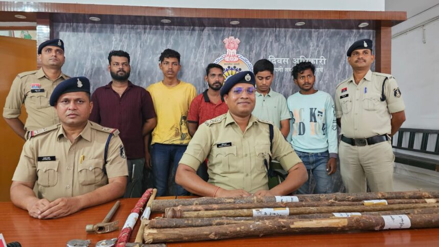 CG CRIME : राजमहल में हमला करने वाले 6 आरोपी आरोपी गिरफ्तार 