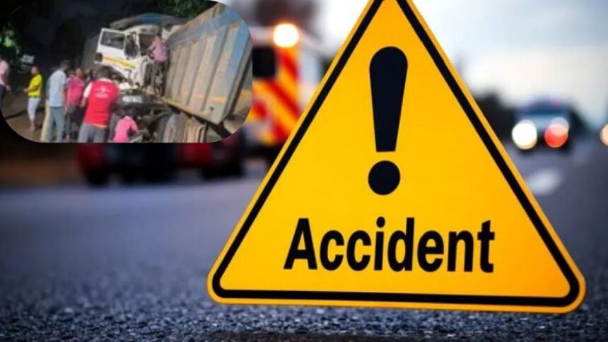  CG Accident : रेत से भरी दो हाइवा में जोरदार भिड़ंत, हेल्पर की दर्दनाक मौत