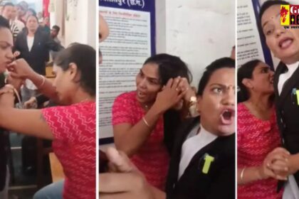 CG VIDEO : फीस लेने के बाद केस क्यों नहीं लड़ा जा रहा.... बस इतना सुनते ही महिला वकील ने क्लाइंट और उसके परिवार की कर दी धुनाई, वीडियो हुआ वायरल 
