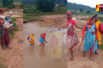 CG Video : टूटा पुल, तेज बहाव और दर्द से कराहती मां: जशपुर में मितानिन ने दिखाई इंसानियत सड़क किनारे कराई डिलीवरी- देखें वीडियो