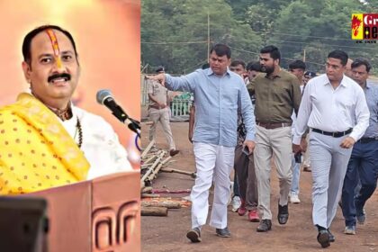 Bhilai : श्रावण में पं. Pradeep Mishra सुनाएंगे शिव महापुराण कथा, SSP विजय अग्रवाल ने तैयारियों का किया निरीक्षण 