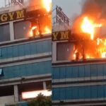 RAIPUR BREAKING : रायपुर के गोल्ड जिम में लगी भीषण आग