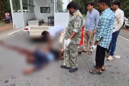 CG ACCIDENT : तेज रफ्तार माजदा की ठोकर से बाइक सवार की मौत
