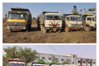 RAIPUR : खनिज विभाग की बड़ी कार्रवाई; अवैध मुरुम उत्खनन और परिवहन करते 10 हाइवा समेत 3 जेसीबी जप्त