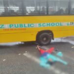 CG ACCIDENT : तेज रफ्तार स्कूल बस की टक्कर से युवती की मौत