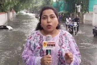 CG : नगर निगम की लापरवाही आई सामने, कुड़ूदंड़ मार्ग में भरा नाली का गंदा पानी