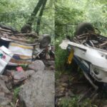BIG ACCIDENT : गहरी खाई में गिरा टैम्पो, 5 लोगों की मौत