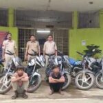 Mahasamund Crime : महासमुंद पुलिस की बड़ी कार्रवाई; मोटरसाइकिल चोर गिरोह के दो सदस्य गिरफ्तार, चोरी के 8 बाइक बरामद 