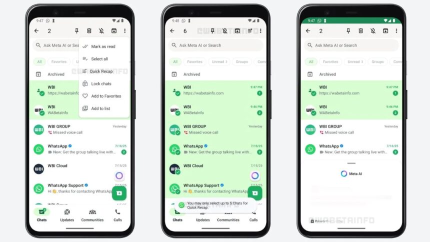 जल्द लॉन्च होगा WhatsApp का नया AI फीचर 'Quick Recap', कुछ ही सेकंड्स में देगा अनरीड मैसेज का सारांश 