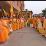 शांतिकुंज, हरिद्वार से शक्ति कलश रथ का भव्य स्वागत अवंती एलीगेंस परिसर में
