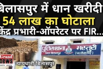 Chhattisgarh : धान खरीदी में 54 लाख का घोटाला, केंद्र प्रभारी और ऑपरेटर पर FIR